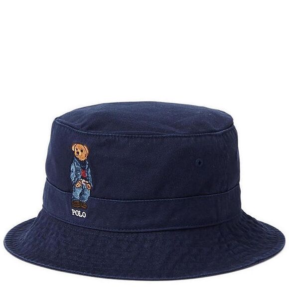Polo Ralph Lauren Polo Bear Twill Bucket Hat unisex size XL - Picture 1 of 10